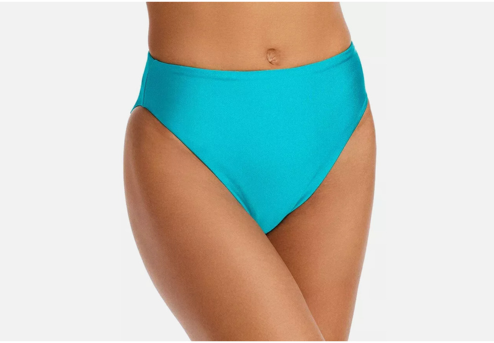 NWT Jade Swim Aqua Sheen Incline High Waist Bikini Bottom sz XS